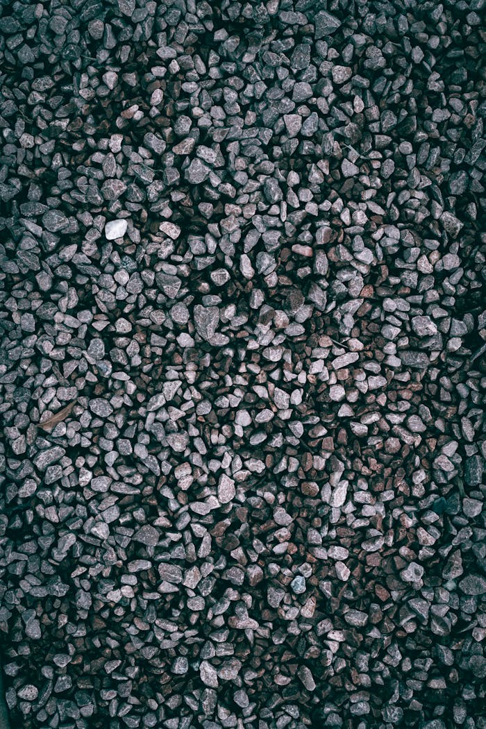 A close up of pebbles texture pattern